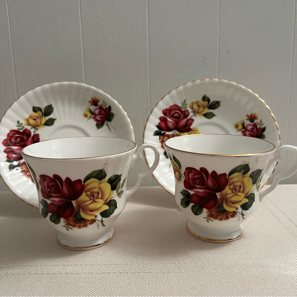 Royal Windsor Cup and Saucer Matching Pair